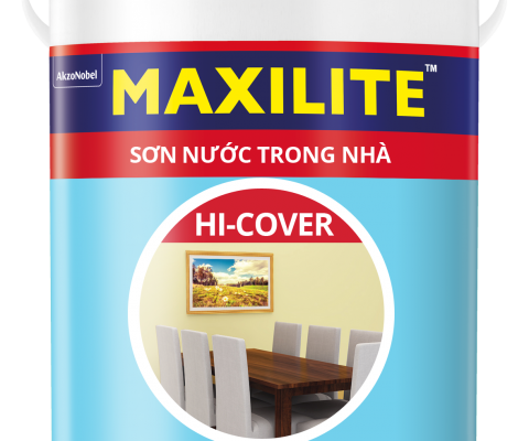 Sơn nội thất Maxilite Hi Cover mờ - 18 Lít